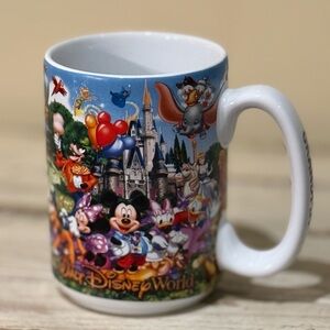 Authentic Walt Disney World Grandma Ceramic Coffee Mug Cup w/Mickey Minnie